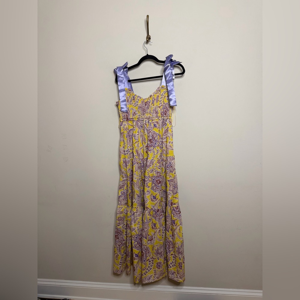 Petal & Pup Marigold Smocked Maxi Sundress - Picture 4 of 7